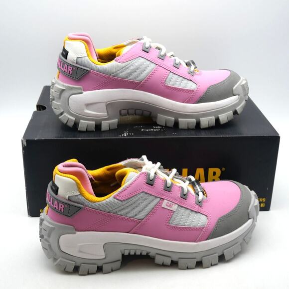 Caterpillar Women's 9 Invader CT Work Shoes Sneakers Rose Bloom Composite Toe - Picture 5 of 10